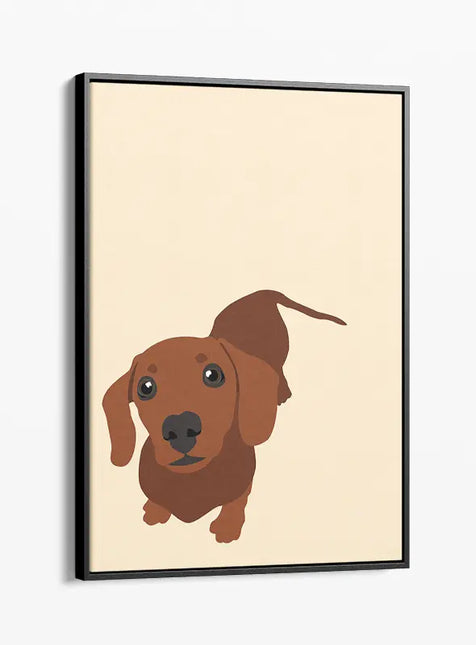 ANIMAL ART DACHSHUND (SAUSAGE DOG)