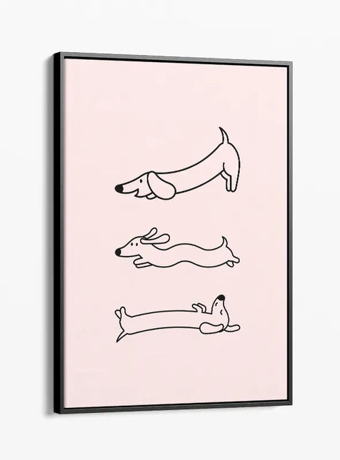 ANIMAL ART DACHSHUND (SAUSAGE DOG)