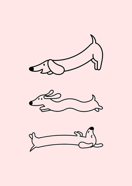 ANIMAL ART DACHSHUND (SAUSAGE DOG)