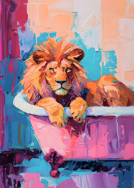 ANIMAL ART LION