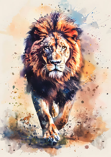 ANIMAL ART LION