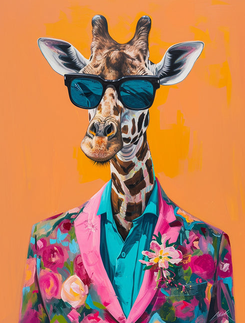 ANIMAL ART GIRAFFE