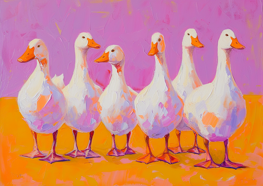 ANIMAL ART DUCKS