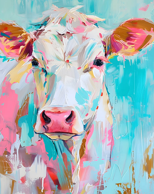 ANIMAL ART COW