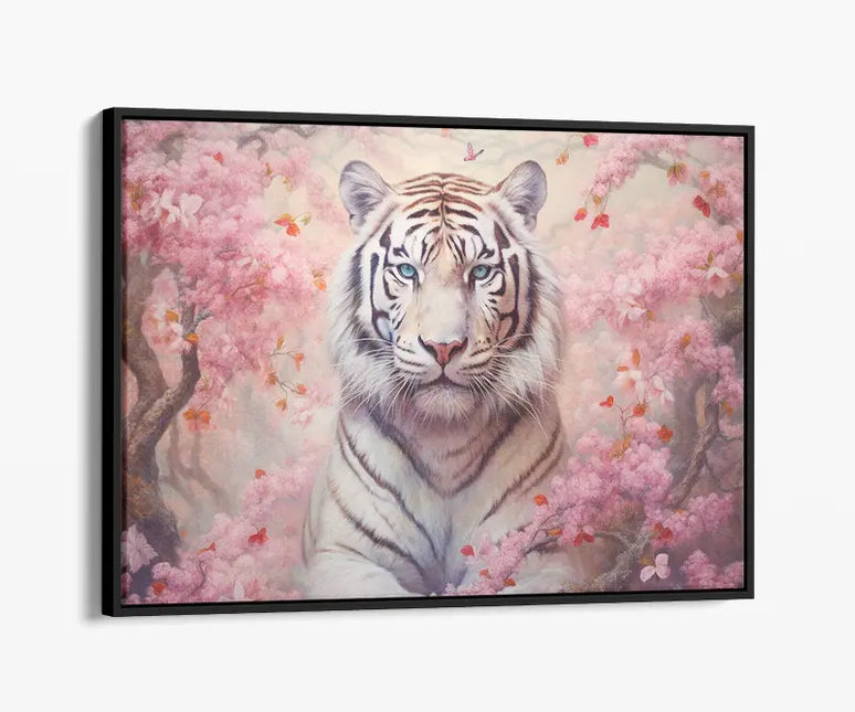 ANIMAL ART WHITE SIBERIAN TIGER