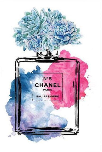 FASHION BRAND CHANEL PERFUME WITH FLOWERS