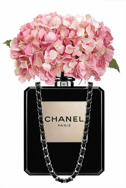 FASHION BRAND CHANEL PERFUME WITH FLOWERS