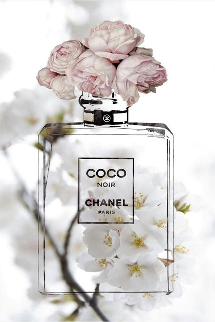 FASHION BRAND CHANEL PERFUME WITH FLOWERS