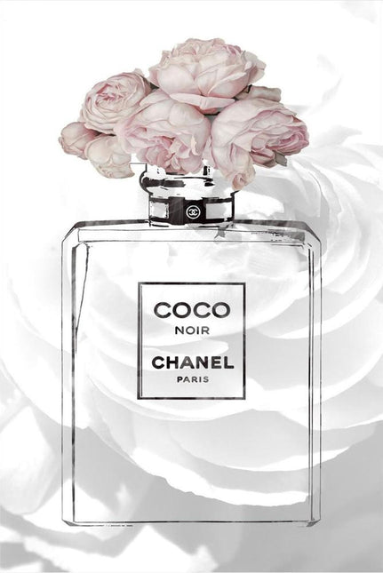 FASHION BRAND CHANEL PERFUME WITH FLOWERS