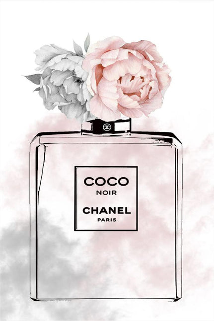 FASHION BRAND CHANEL PERFUME WITH FLOWERS