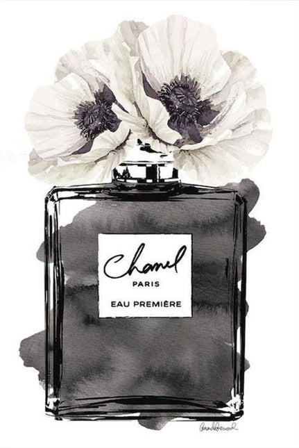 FASHION BRAND CHANEL PERFUME WITH FLOWERS