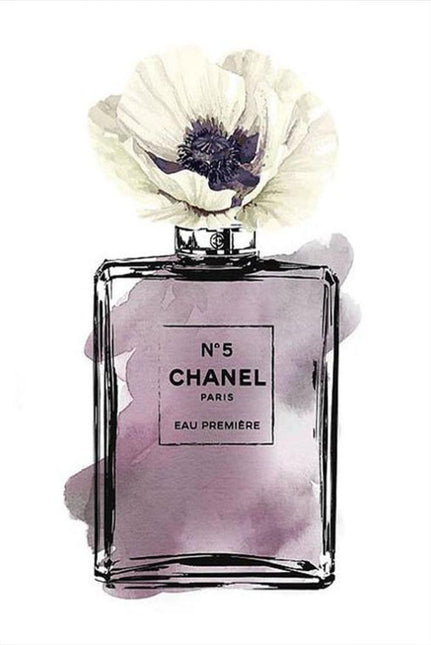 FASHION BRAND CHANEL PERFUME WITH FLOWERS