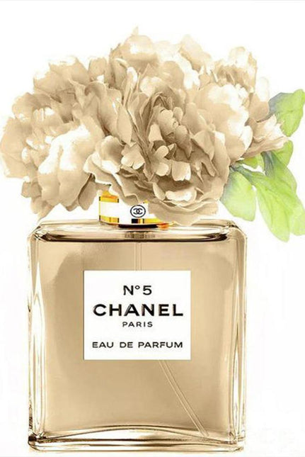 FASHION BRAND CHANEL PERFUME WITH FLOWERS
