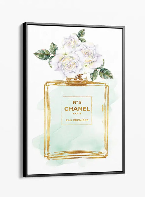 FASHION BRAND CHANEL PERFUME WITH FLOWERS