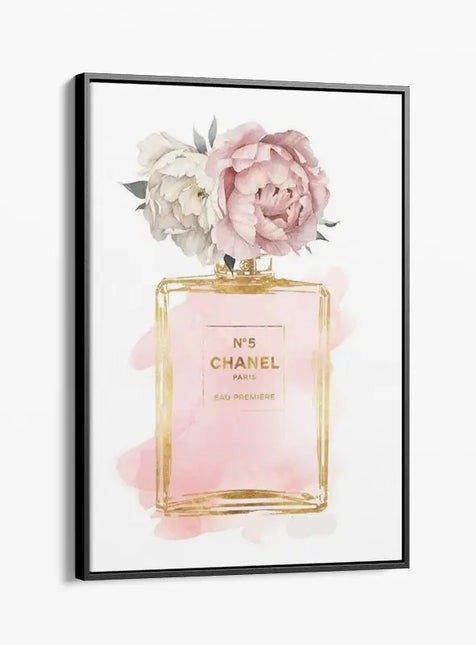 FASHION BRAND CHANEL PERFUME WITH FLOWERS
