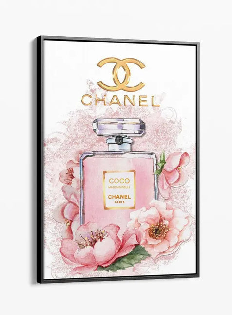 FASHION BRAND CHANEL PERFUME WITH FLOWERS