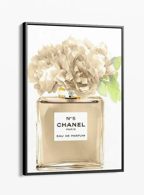 FASHION BRAND CHANEL PERFUME WITH FLOWERS