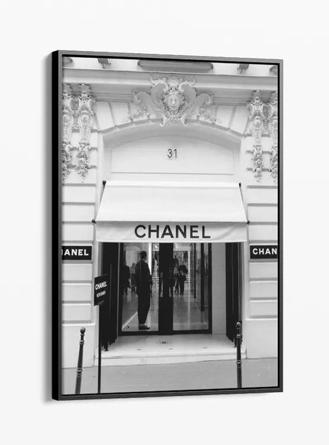 FASHION BRAND CHANEL SHOP FRONT DOORS