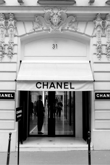 FASHION BRAND CHANEL SHOP FRONT DOORS