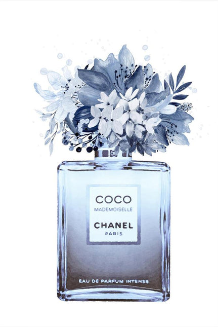 FASHION BRAND CHANEL PERFUME WITH FLOWERS