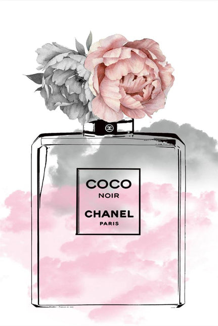 FASHION BRAND CHANEL PERFUME WITH FLOWERS