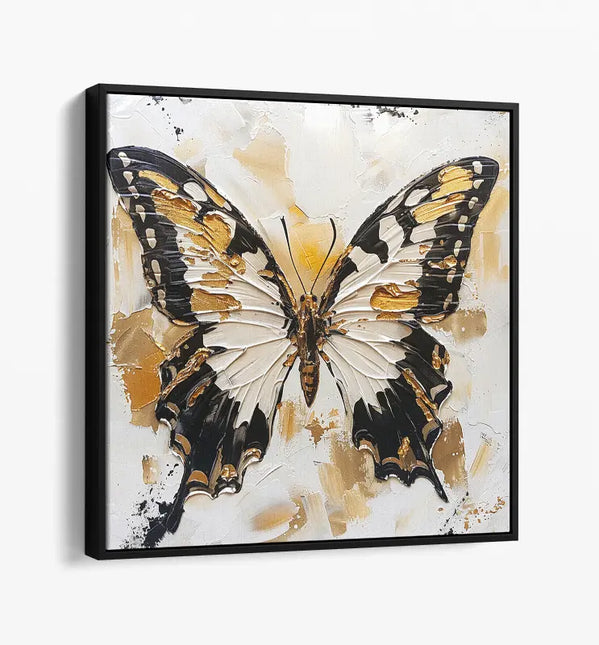 BUTTERFLY PALETTE KNIFE PAINTING CANVAS & ART PRINTS