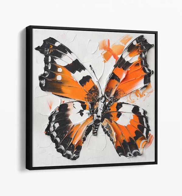 BUTTERFLY PALETTE KNIFE PAINTING CANVAS & ART PRINTS