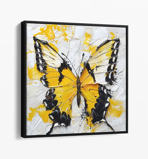 BUTTERFLY PALETTE KNIFE PAINTING CANVAS & ART PRINTS