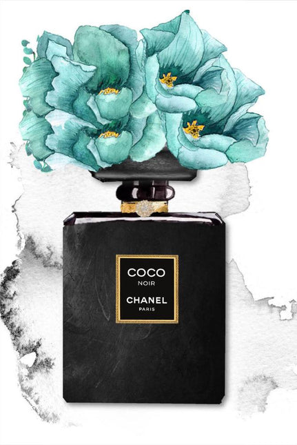 FASHION BRAND CHANEL PERFUME WITH FLOWERS