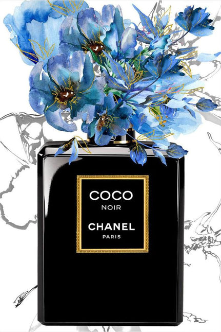 FASHION BRAND CHANEL PERFUME WITH FLOWERS