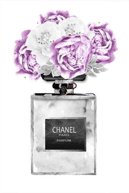 FASHION BRAND CHANEL PERFUME WITH FLOWERS