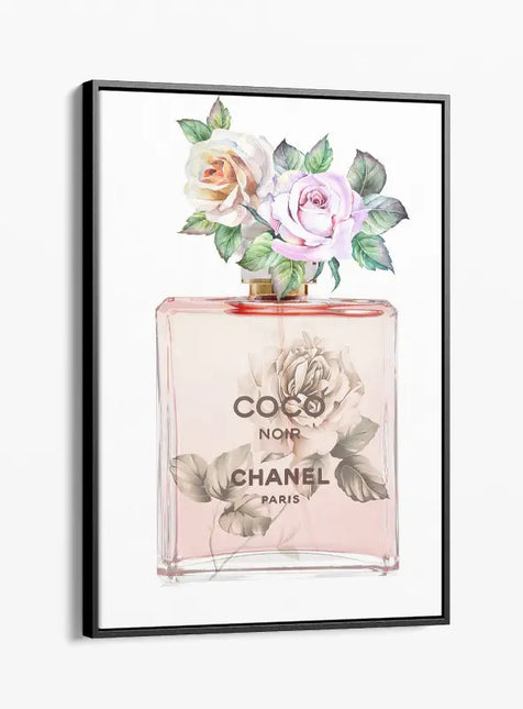 FASHION BRAND CHANEL PERFUME WITH FLOWERS