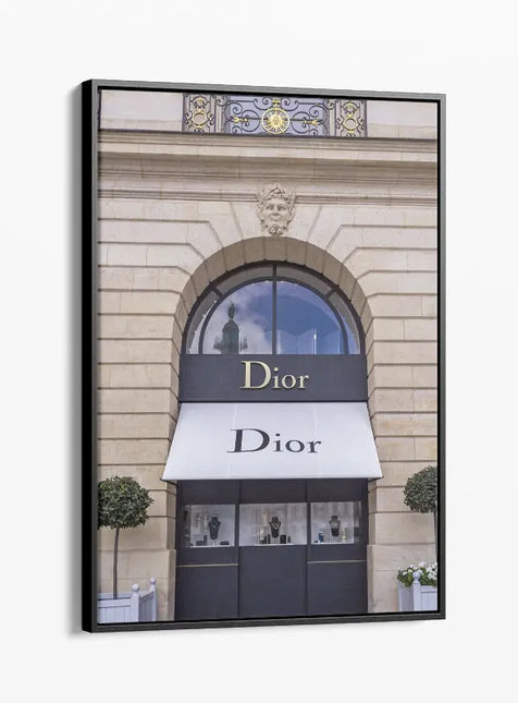 FASHION BRAND DIOR SHOP FRONT DOOR