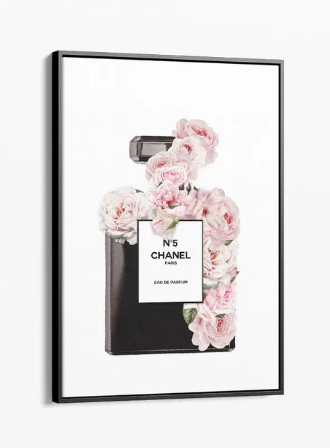 FASHION BRAND CHANEL PERFUME WITH FLOWERS