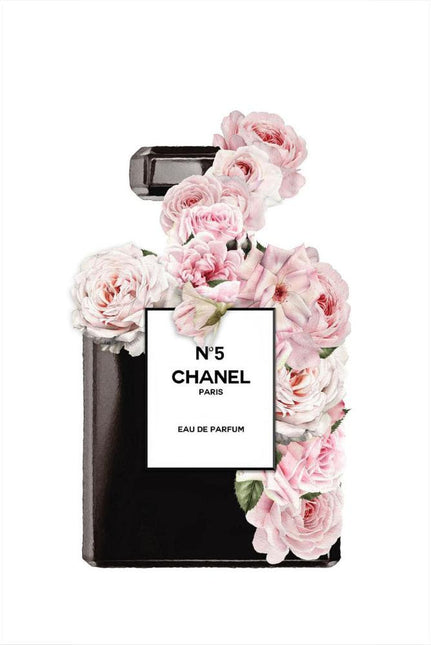 FASHION BRAND CHANEL PERFUME WITH FLOWERS