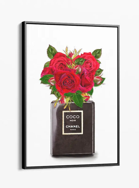 FASHION BRAND CHANEL PERFUME WITH FLOWERS