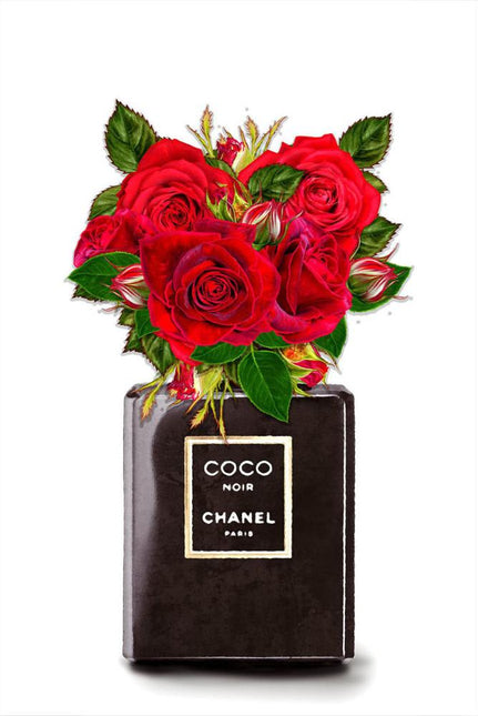 FASHION BRAND CHANEL PERFUME WITH FLOWERS
