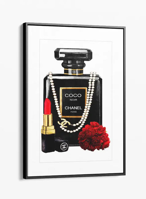 FASHION BRAND CHANEL PERFUME WITH FLOWERS