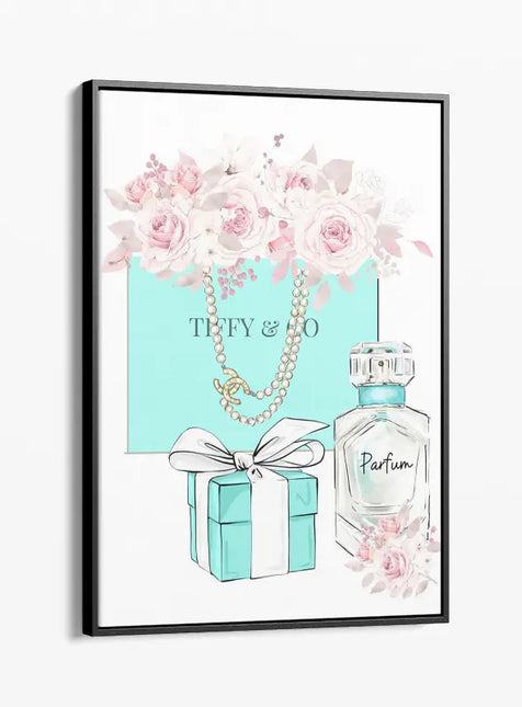 FASHION BRAND CHANEL PERFUME WITH FLOWERS