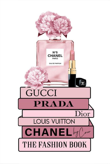 FASHION BRAND CHANEL PERFUME WITH FLOWERS