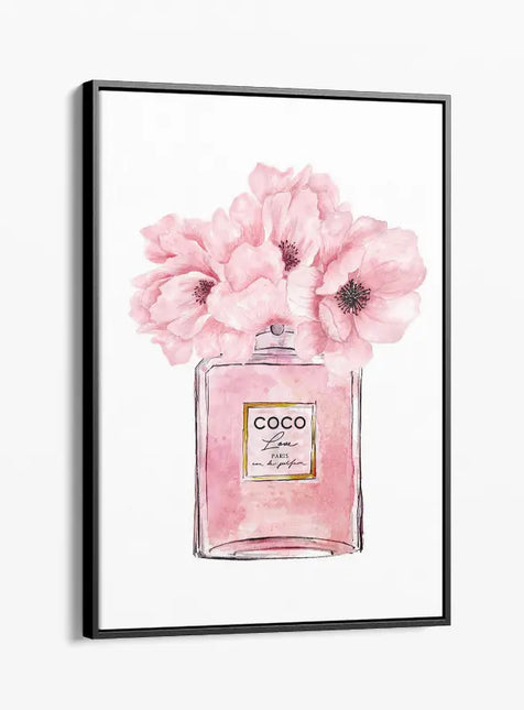 FASHION BRAND CHANEL PERFUME WITH FLOWERS