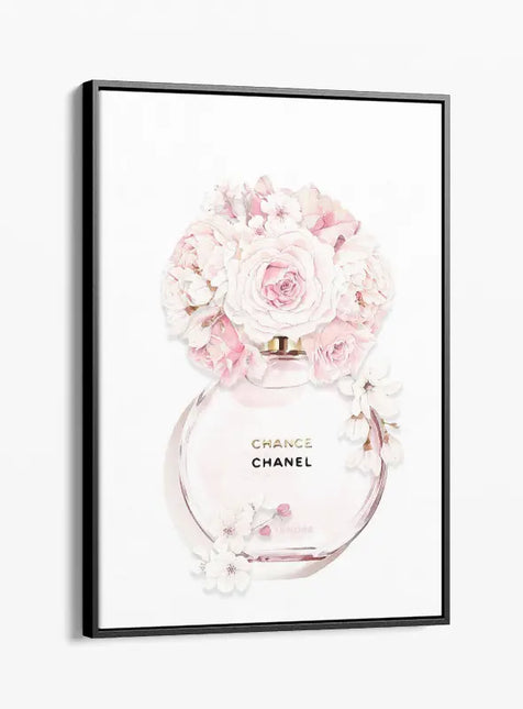 FASHION BRAND CHANEL PERFUME WITH FLOWERS