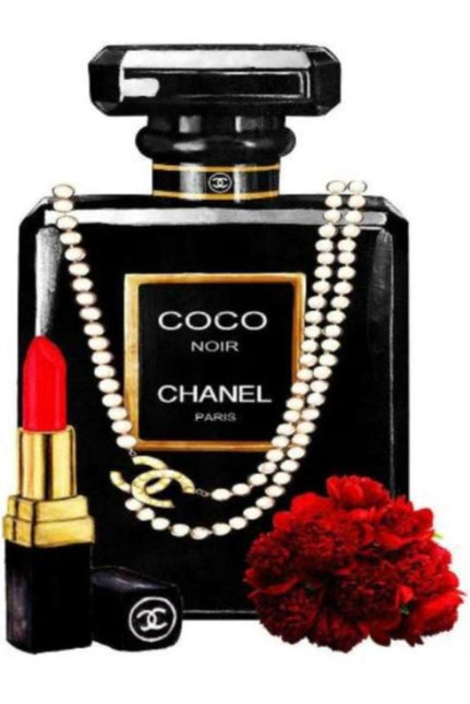 FASHION BRAND CHANEL PERFUME WITH FLOWERS
