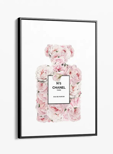 FASHION BRAND CHANEL PERFUME WITH FLOWERS