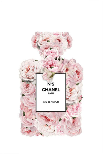 FASHION BRAND CHANEL PERFUME WITH FLOWERS