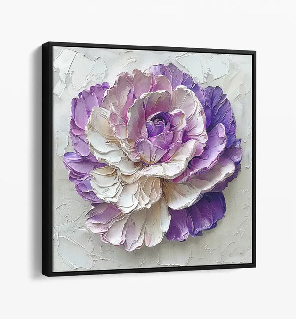 ROSE PALETTE KNIFE PAINTING CANVAS & ART PRINTS
