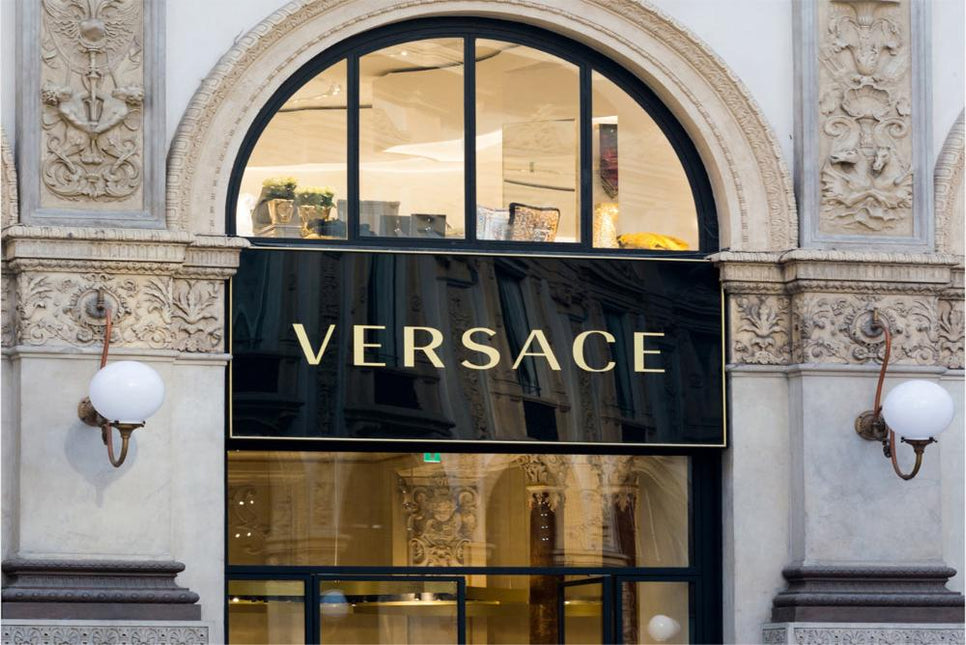 FASHION BRAND VERSACE SHOP FRONT DOORS
