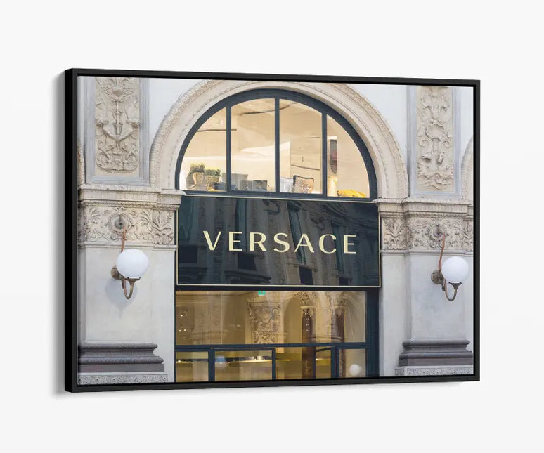 FASHION BRAND VERSACE SHOP FRONT DOORS