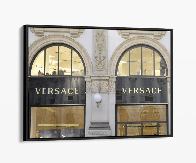 FASHION BRAND VERSACE SHOP FRONT DOORS