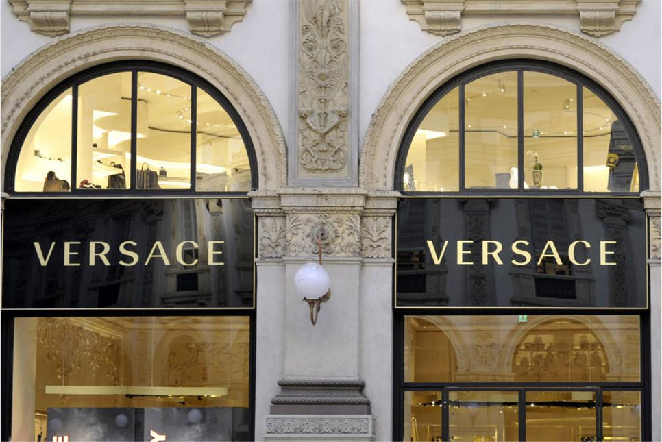 FASHION BRAND VERSACE SHOP FRONT DOORS